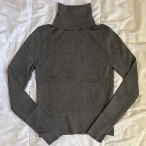Zara Charcoal Long Sleeve Turtleneck